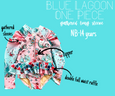 Blue Lagoon One Piece - Gathered Long Sleeve & Full Waist Ruffle
