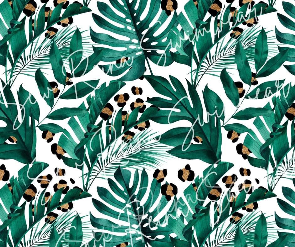 Leopard Tropical Fabric